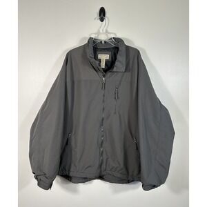 Duluth Trading Co Jacket Mens 4X Gray Grab Fleece Lined Coat 26711